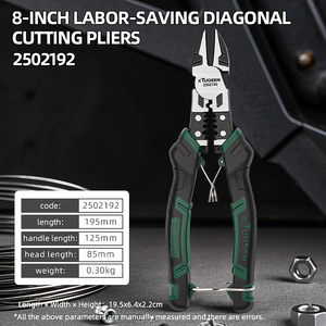 Pince à dénuder et à sertir multifonction 9-en-1 pour électricien et projets de bricolage domestique, nouveau style, personnalisable OEM - Product Image 1