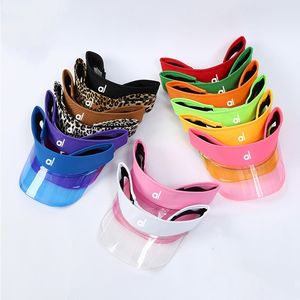 Esterno di colore diverso bordo in Pvc nero giallo leopardo <span class=keywords><strong>Al</strong></span> assorbono sudore traspirante maratona corsa parasole cappello estivo - Product Image 1