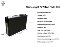 Sel Baterai Lithium Ion Prisma NMC SDI 94Ah 3.7V Original Samsung, Daya Tinggi 413A, Pelepasan Puncak 413A