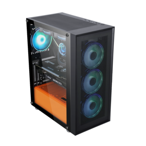 SAMA OEM ABS plastique armoire <span class=keywords><strong>PC</strong></span> de jeu maille métallique boîtier <span class=keywords><strong>PC</strong></span> de jeu filtre à poussière magnétique boîtier ATX - Product Image 2