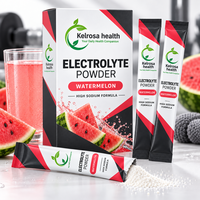 Sachets de poudre d'électrolytes hydratants OEM, nutrition sportive, marque privée, sans sucre, hydratation quotidienne, sachets de boisson aux électrolytes fruités