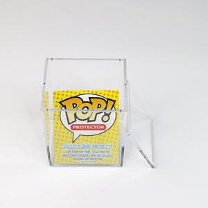 Giá thấp <span class=keywords><strong>Pop</strong></span> lá chắn Armor Cứng Stack cho 4 inch <span class=keywords><strong>Funko</strong></span> Pops trường hợp nam châm Nắp Stackable hộp - Product Image 6