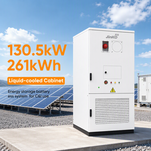 <b>Outdoor</b> IP55 261kWh Cooling Lithium Battery <b>Cabinet</b> for Industrial Solar - Product Image 1