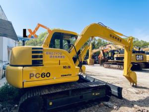 Mini excavadora KOMATSU PC60 usada de 6 toneladas superventas, precio bajo con motor y motor de componentes básicos de buen rendimiento - Product Image 2