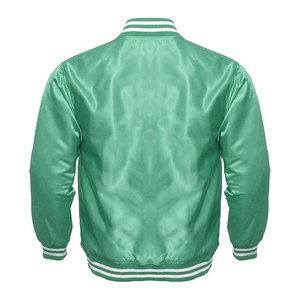 Chaqueta Varsity de Invierno de Alta Calidad, Impermeable y Resistente al Viento, Personalizada, de Poliéster Satinado, con Cuello Alto, Estilo Casual Urbano - Product Image 2