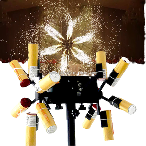 Machine électronique de rotation de gâteau de système de mise à feu à télécommande de moulin à vent de pyro pour la représentation d'étape pour des anniversaires de Noël de mariage - Product Image 1