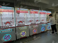 Machine d'arcade à griffes à monnayeur pour jeux de préhension, pour entreprises, avec accepteur de billets, lecteur de cartes, UL CE