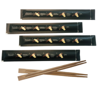 Baguettes jetables en bambou, emballées individuellement, écologiques, pour la restauration