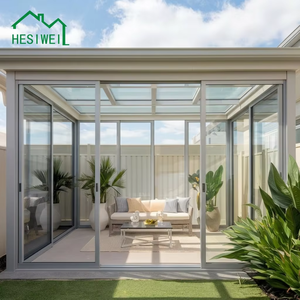 Pergola in Alluminio Verniciato a Polvere Grigio Scuro con Finitura Naturale Resistente alla Corrosione per Giardino di Villa - Product Image 6