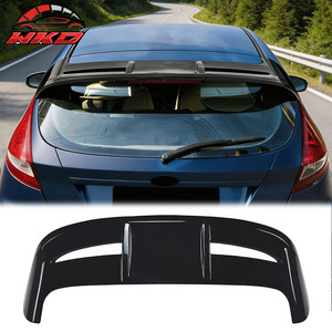 Convient pour Ford Fiesta Hatchback 2011-2019, style ST, becquet de toit noir brillant - Product Image 1