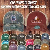 Casquettes de camionneur personnalisées unisexes OFA Legacy 2025 – Personnalisez votre ancien favori avec logo et textes – Adulte
