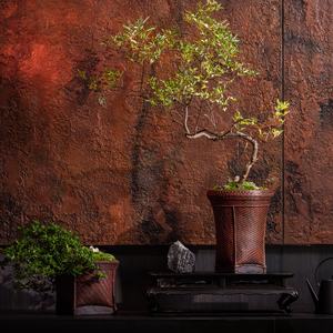 Pot de fleur tissé chinois ornement <span class=keywords><strong>vigne</strong></span> tissé jardin ou décor à la maison panier pour plantes et fleurs - Product Image 5