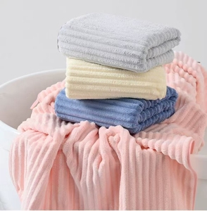 Serviette <span class=keywords><strong>de</strong></span> <span class=keywords><strong>bain</strong></span> rectangulaire en velours corail à motif ananas, plusieurs tailles, pour <span class=keywords><strong>adulte</strong></span>, séchage rapide, absorbante, pour la natation et le fitness, extra épaisse - Product Image 1