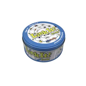 Bán Hot Đảng Trò Chơi Thẻ Nhớ Vòng Gói Hộp Thiếc Hộp Tùy Chỉnh Thực Phẩm Grade Tin Can Cho Bao Bì Kẹo Trò Chơi Thẻ Tai Nghe Xem