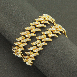 Pulsera de Cadena Geométrica de Aleación con Diseño Simple y Personalizable, Venta Caliente 2026, Pulseras Hiphop para Hombre, Joyería de Moda al por Mayor - Product Image 5