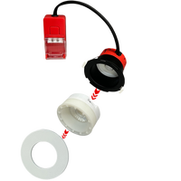 Anti-éblouissement Led Downlight Remplaçable Led module Encastré IP65 Feu Évalué Dimmable Down light spot