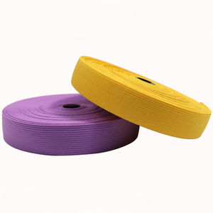 20mm 25mm Noir Blanc Couleurs Textiles de Maison Polyester Bande Élastique Haute Élasticité Vêtement <span class=keywords><strong>Plat</strong></span> Tricoté Bandes Élastiques pour la Couture - Product Image 6