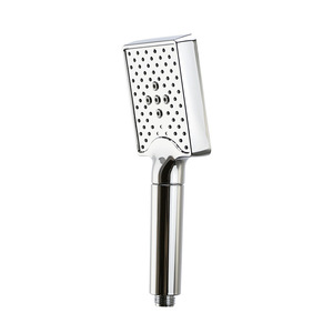 Pommeau de douche carré portatif pressurisé 8538, jet de pluie, installation facile - Product Image 4