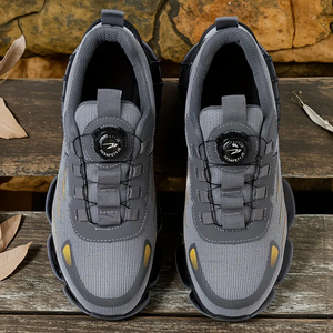 Work <b>shoes</b> for men safe breathable comfortable <b>wet</b> punctured durable sports boots rotary buttons steel toe work <b>shoes</b> - Product Image 6