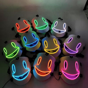 Populaire Halloween Led Glow Mask Sky Invasion High-Rise Invasion Cosplay Anime <span class=keywords><strong>Killer</strong></span> Game Props - Product Image 6