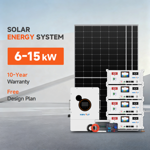 กิโลวัตต์โวลท์<span class=keywords><strong>พลังงาน</strong></span><span class=keywords><strong>แสงอาทิตย์</strong></span>5kW 6kW 8kW 10kW แผงโซลาร์เซลล์พร้อมแบตเตอรี่ Lifepo4และระบบพลังงาน<span class=keywords><strong>แสงอาทิตย์</strong></span>ไฮบริดอินเวอร์เตอร์ - Product Image 1