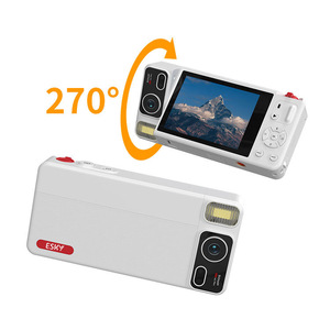 Appareil photo numérique 64MP, photographie 4K, zoom 18X, enregistreur vidéo vintage pour vlog, <span class=keywords><strong>YouTube</strong></span>, écran rotatif à 170°, selfie, WiFi, 2,8 pouces - Product Image 1