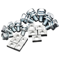 Boulons et écrous de batterie de moto M5 M6 Vis 12V avec écrous carrés pour 150cc 200cc 250cc 350cc 400cc