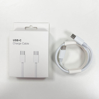 Câble de charge rapide USB-C vers USB-C SDL 60W avec gaine en nylon et conducteur en cuivre pur pour iPhone 16/17 Max Pro, boîte couleur incluse
