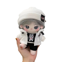 Peluche de 20 cm Personnage de dessin animé mignon personnalisé Peluche rembourrée Kpop Peluche personnalisée Jouet en peluche