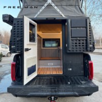 Camper amovible en aluminium à coque souple pour Toyota Tundra