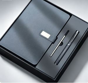 Wholesale Promotional Gifts Item Notebook A5 Leather Journal Refillable Luxury <b>Diary</b> Business Corporate Gift Set With Pen - Product Image 4