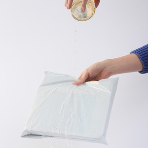 Bolsas de Plástico PE Blancas y Brillantes para Envíos Express, Económicas y Listas para Enviar, con Autocierre para Ropa - Product Image 1