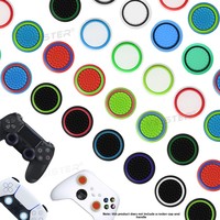 Tapas de Silicona de Dos Colores para Joystick de XBOXONE 360 PS4 PS5, Botón con Forma de Hongo