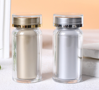 Bouteilles en acrylique personnalisées de 45 ml, 100 ml, 150 ml, contenants d'étanchéité pour comprimés et capsules, petites bouteilles anti-lumière pour compléments alimentaires