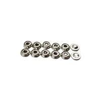 InnovMetal Smart Preisgünstiger 7MM Runder Herz-EKG-Druckknopf Ausgestattet mit 2.3.2.2 Weiblichem Druckknopf 2.5mm Loch Silber Kupfer