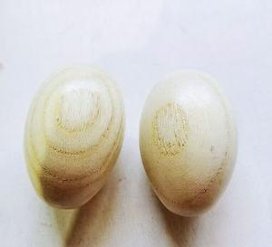 เครื่องดนตรีเคาะจังหวะไม้รูปไข่  ของเล่นเขย่ามือทำจากไม้ธรรมชาติ สำหรับเด็กเล็ก ฝึกจังหวะและการเรียนรู้ - Product Image 2