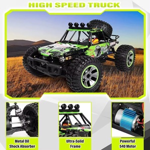 Camion télécommandé pour enfants, échelle 1/10, buggy RC, 40 km/h, haute vitesse, électrique, 2,4 GHz, 4x4, voiture RC pour <span class=keywords><strong>adultes</strong></span> - Product Image 3