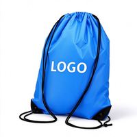 Sac à cordon personnalisé pour la promotion avec impression de logo, sac à cordon en polyester en gros pour les événements et les sports scolaires