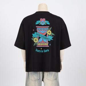 Wholesale Printed Logo Boxy Oversized <b>T</b>-<b>shirt</b> <b>Men</b> 100% Cotton Custom Tshirt - Product Image 1