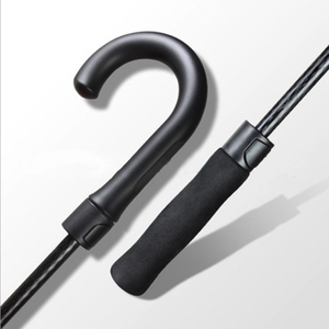 Tùy Chỉnh In Tự Động Mở Đen UV Golf Umbrella Windproof EVA Xử Lý Cổ Điển Thẳng Phong Cách Kinh Doanh Người Lớn Mặt Trời Mưa Bảo Vệ - Product Image 2