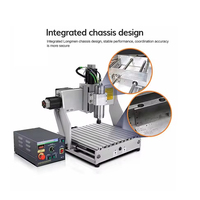 Machine de fraisage industrielle 800W 3020, routeur à bois, graveur, machine de fraisage CNC 3 axes 4 axes, panneaux publicitaires, œuvres d'art