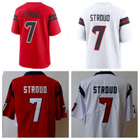 Jahitan Berkualitas Terbaik Dapat Disesuaikan # 7 STROUD  Jersey Sepak Bola Amerika