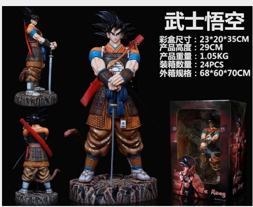 Samouraï cheveux noirs Goku