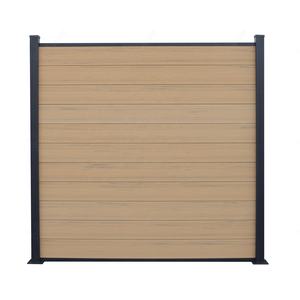 Meilleure vente WPC Panneau de clôture facile à installer pour l'extérieur Clôture de sécurité en bois composite Maisons Portail Cour Design vintage Imperméable - Product Image 5