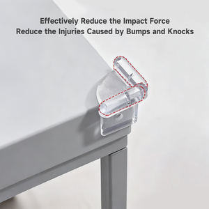 <span class=keywords><strong>Protection</strong></span> d'<span class=keywords><strong>angle</strong></span> de <span class=keywords><strong>table</strong></span> pour bébé de qualité alimentaire, <span class=keywords><strong>protection</strong></span> anti-collision et anti-rayures pour nourrissons - Product Image 3