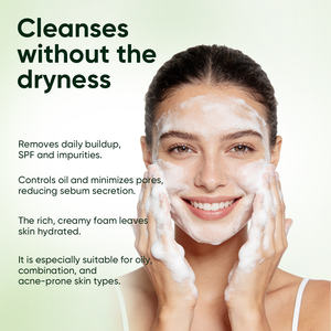 Nettoyant Moussant Doux MOOYAM Houttuynia cordata à Marque Blanche pour Nettoyage en Profondeur, Éclaircissement des Taches Légères et Contrôle du Sébum - Product Image 5