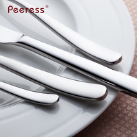Ensemble de couverts modernes en acier inoxydable 304, gamme complète, couteau à dîner, fourchette, cuillère, couteau à steak, vente en gros pour hôtels et restaurants