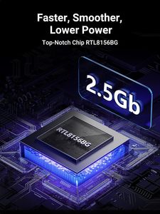 2500Mbps USB 3.2 Gen1 để <span class=keywords><strong>Ethernet</strong></span> Adapter 2.5Gbps USB 3.0 để RJ45 Mạng Máy Tính Lan Dongle cho Máy tính xách tay Mac XPS cửa sổ chromeos - Product Image 2