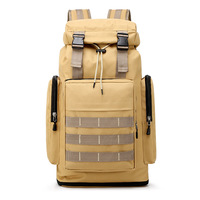 Sac à dos camouflage de grande capacité 70L, sac à dos de montagne, sac à dos de voyage, sac à outils extensible