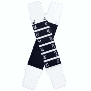 Termómetro de Frente de Cristal Líquido para Bebés, Tipo Pasta, Escala de 35-40 °C, para Uso Doméstico, con Función de Cambio de Color en la Tira - Product Image 3